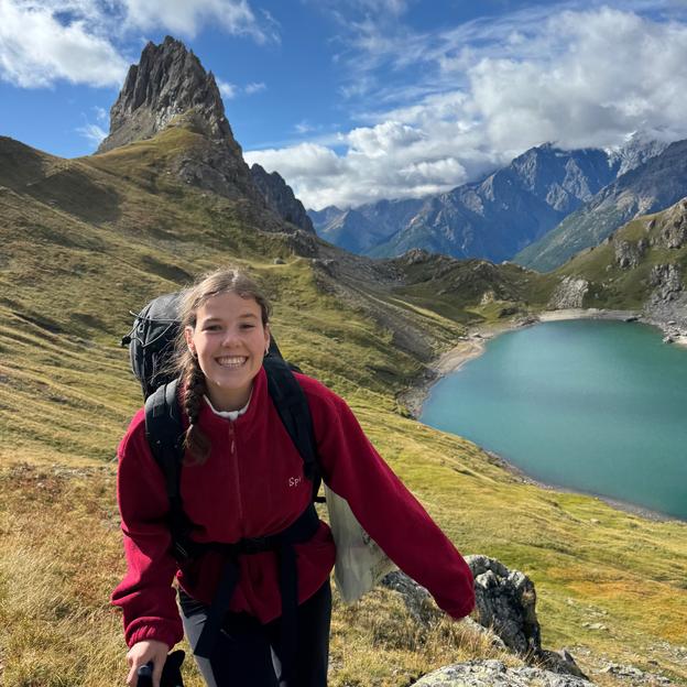 Ilona voor team Warre