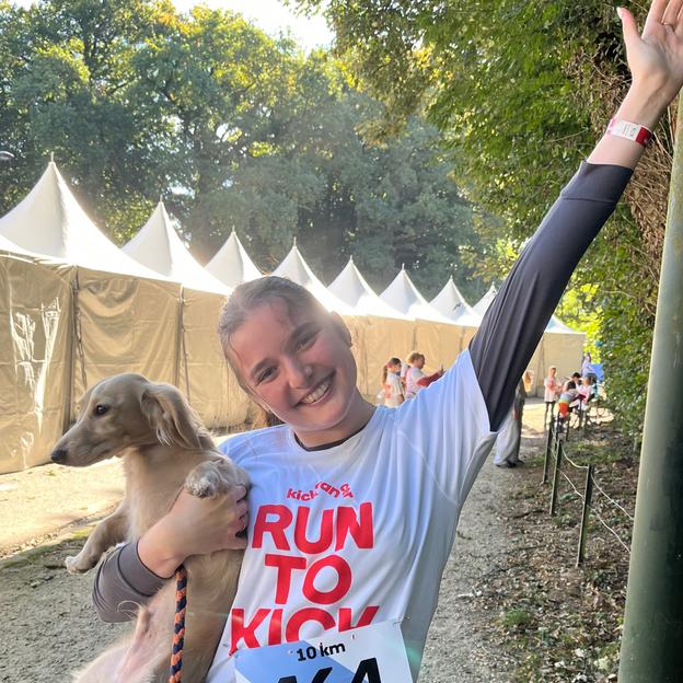 Running 10km for life with Cloë 🍀🌈☀️