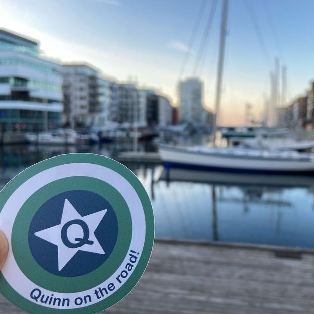 Belgin, fan van Quinn