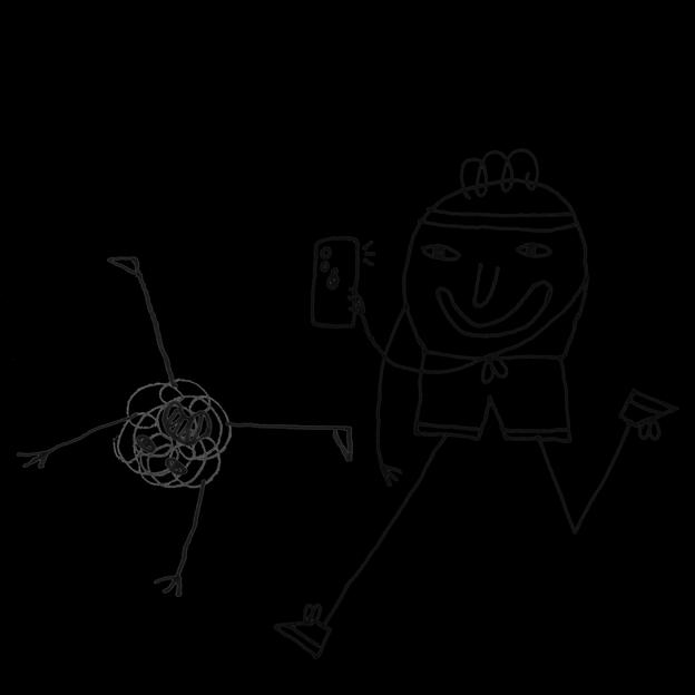 Merel voor team Warre