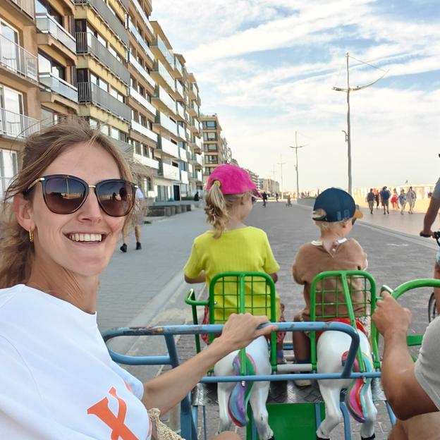 Ella, Max en Lise voor Team Warre