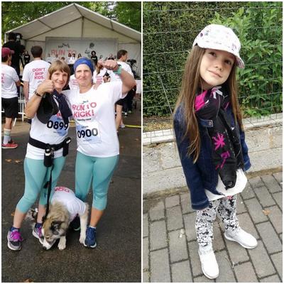 Les sœurs Bernadette et Cornelia, les petits enfants Allana et Darell et Seth notre fidèle