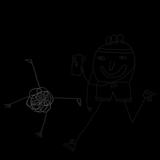 Merel voor team Warre