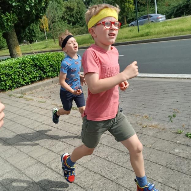 Lauranne runs!