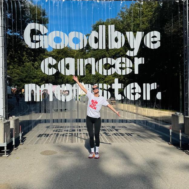 Morgane on a mission: kick cancer out!