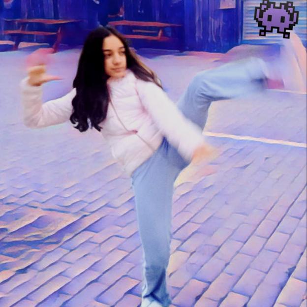 Mélina kicks cancer