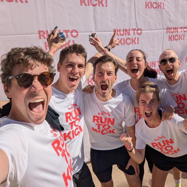Seb runs for KickCancer