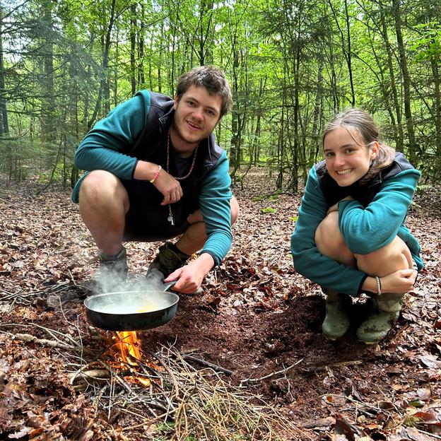 Margaux voor Team Warre