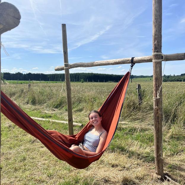 Ines voor team Warre