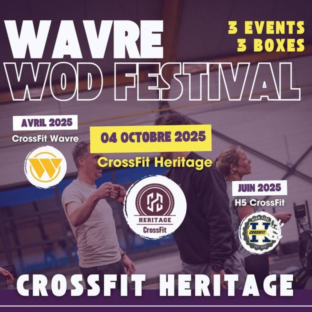 Sweat For a Cause- Wavre Wod Festival-