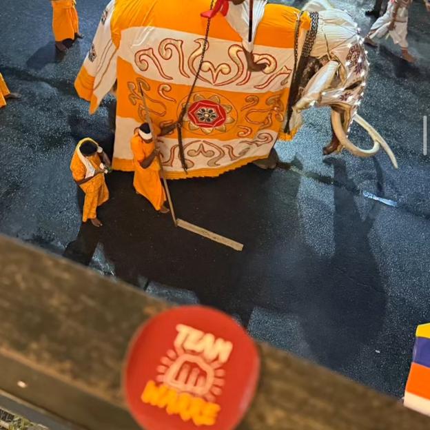 Lara voor Team Warre