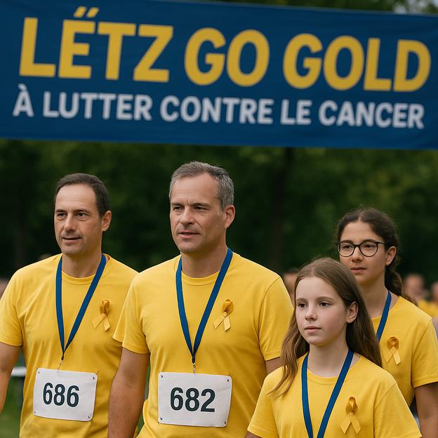 🎗️  Lëtz Go Gold – Courons pour vaincre le cancer